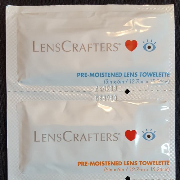 LensCrafters LENS WIPES - (3x) 60 Packs - Crafters Cleaner, camera, phone - Picture 5 of 7
